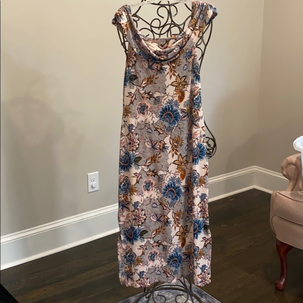 Off the shoulder floral dress